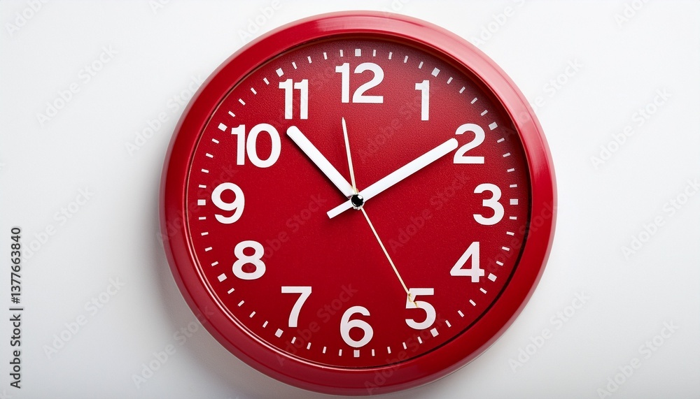 wall clock isolated on white background wall clock isolated on white background