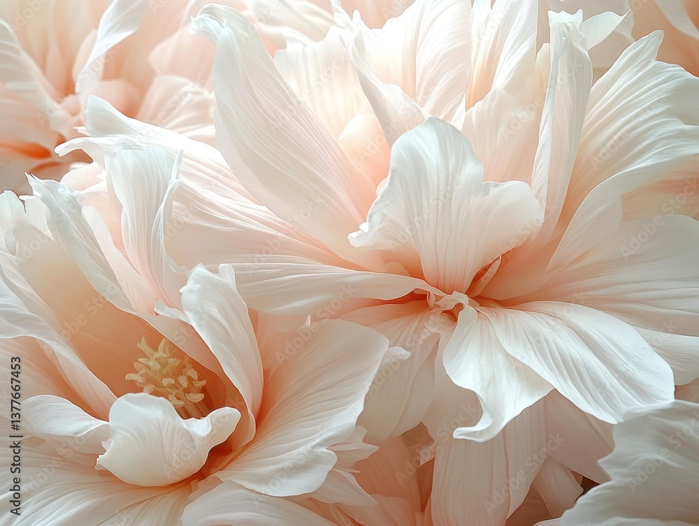 Ethereal floral elegance in soft pastel hues capturing the delicate beauty of blooming petals in a gentle light creating a serene and dreamy atmosphere Ethereal floral elegance in soft pastel hues capturing the delicate beauty of blooming petals in a gentle light creating a serene and dreamy atmosphere