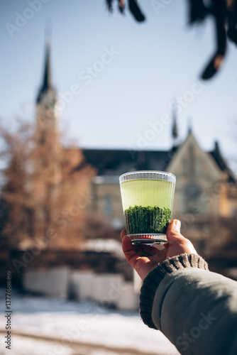 Cityscape Tea: A Moment of Relaxation in the City