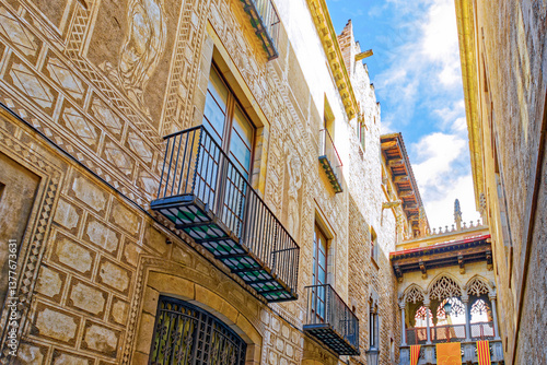 Photography Gothic Quarter is the historic centre of the old city.