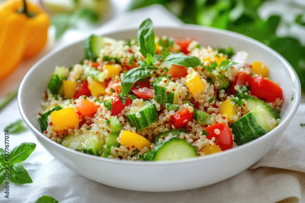 Colorful Quinoa Salad with Vegetables (3) Colorful Quinoa Salad with Vegetables (3)