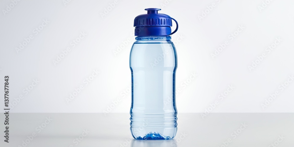 Big plastic water bottle isolated on white SS698745 Big plastic water bottle isolated on white SS698745