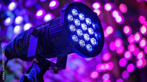 LED Strobe Lighting: Fast LED flashes used in photography or film to freeze motion, perfect for action shots or events where clear, detailed images of rapid movements are needed. photo