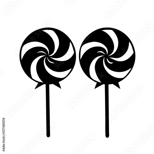 Vector Icon of Lollipops
