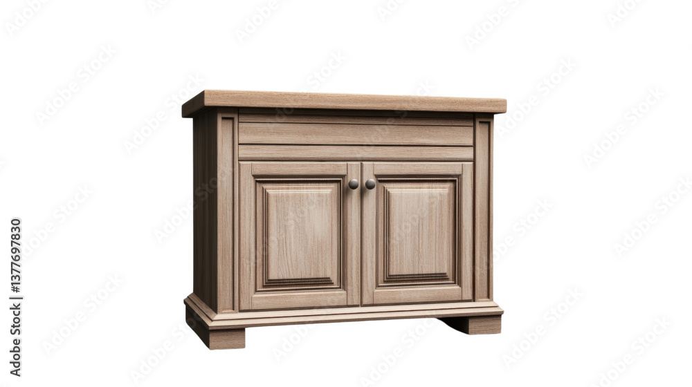 wooden cabinet isolated on white wooden cabinet isolated on white