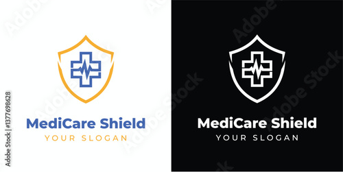 Health care logo and Medical logo Template design element with modern concept.