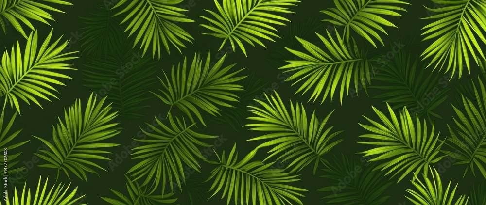 Tropical Palm Leaf Pattern (2) Tropical Palm Leaf Pattern (2)