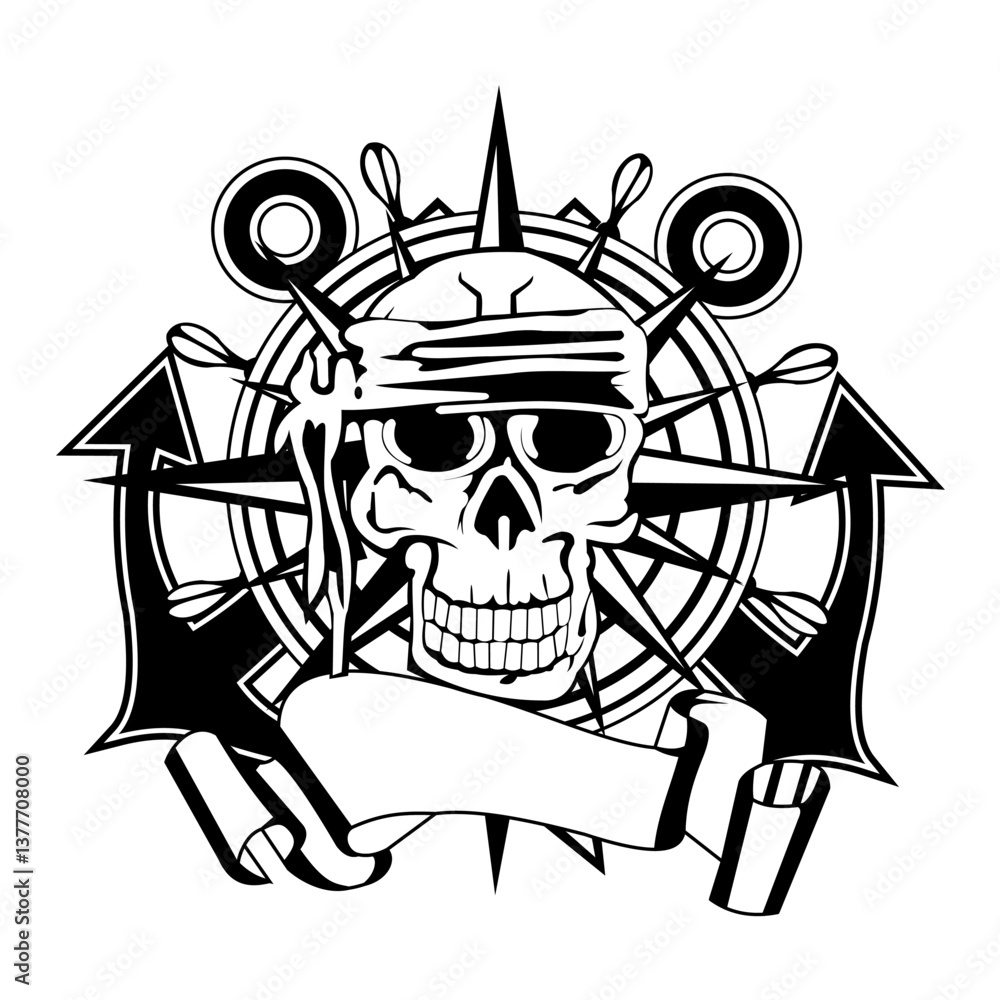 Fototapeta premium pirate head