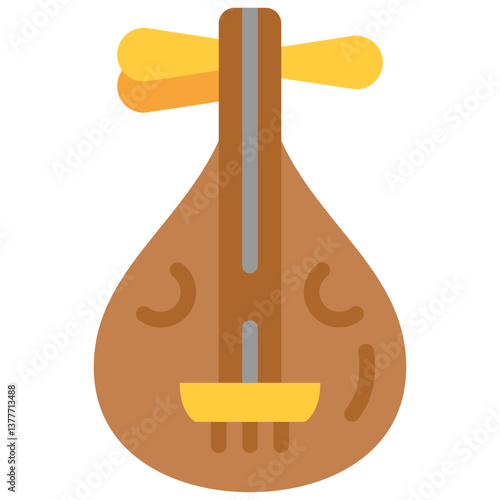 biwa flat icon