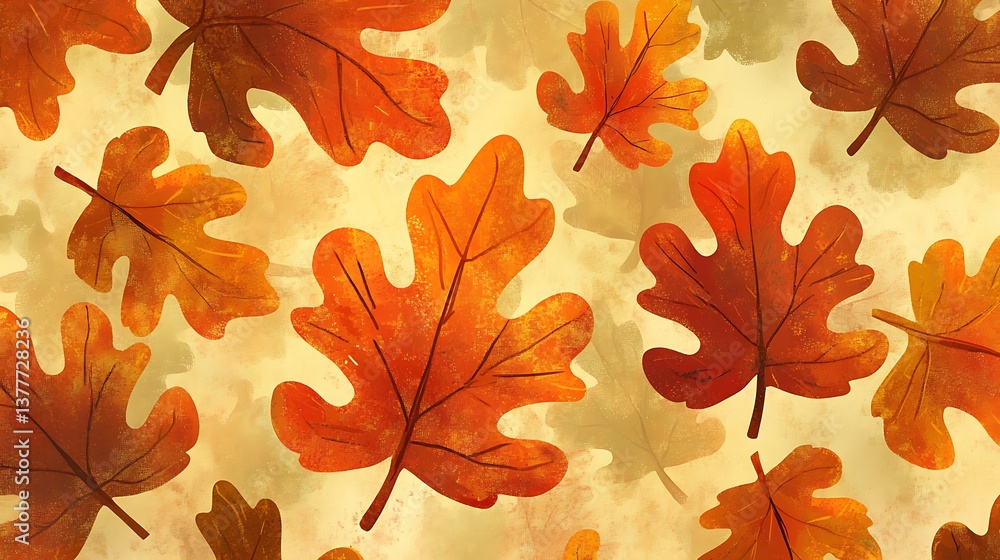 Fototapeta premium Autumn Leaves Background Design.