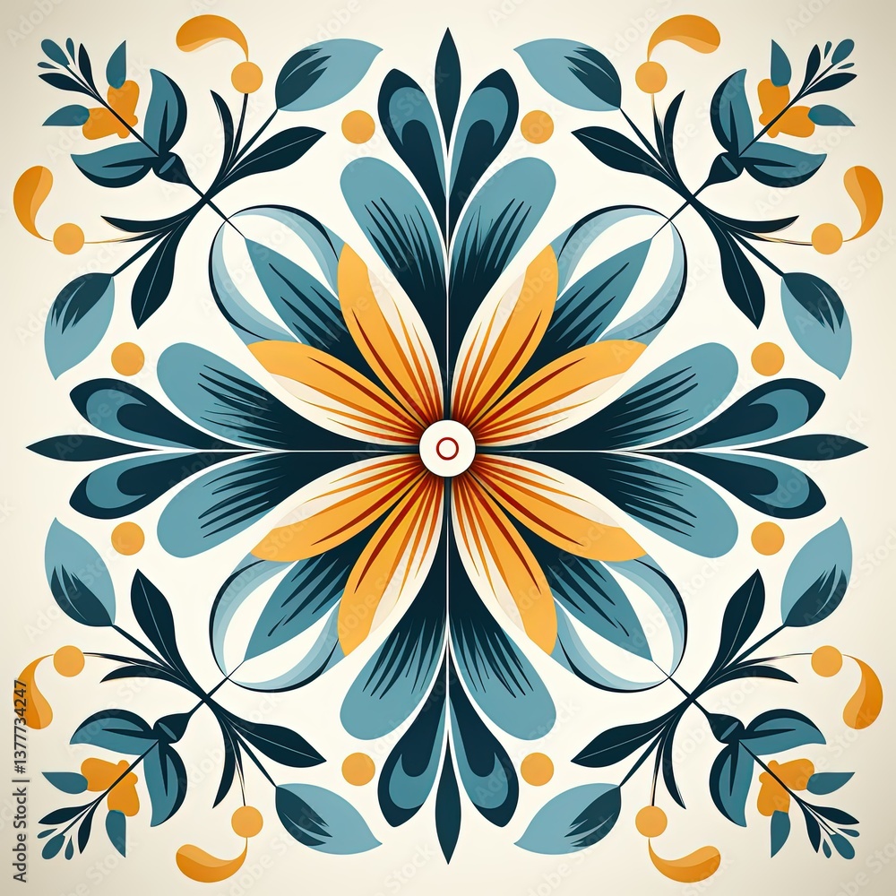 Seamless Geometric Pattern Tile Vector Artwork for Background Seamless Geometric Pattern Tile Vector Artwork for Background
