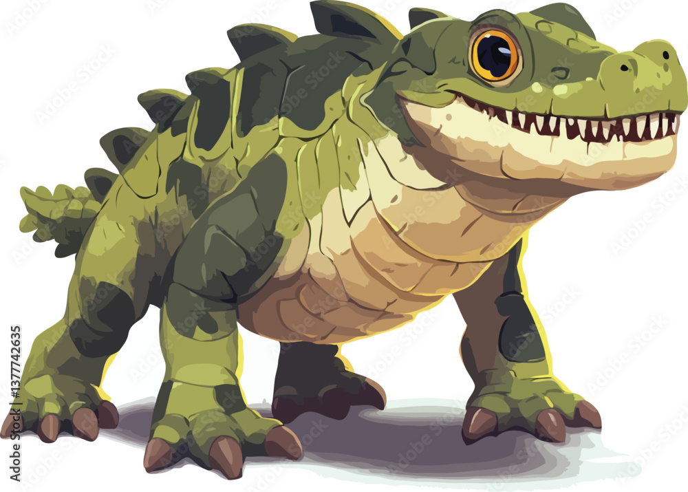 Obraz premium crocodile vector art