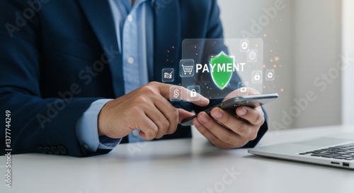 Wallpaper Mural Secure Digital Payments with Mobile Technology and Financial Safeguards Torontodigital.ca