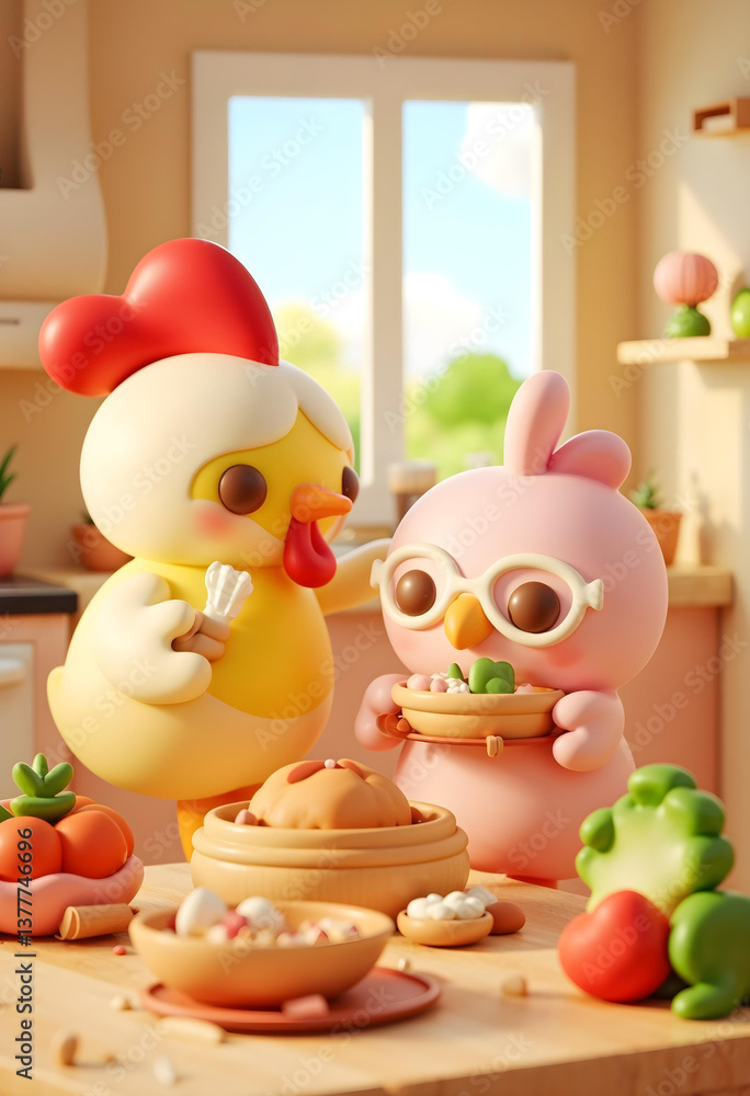 Obraz premium easter still life with eggs