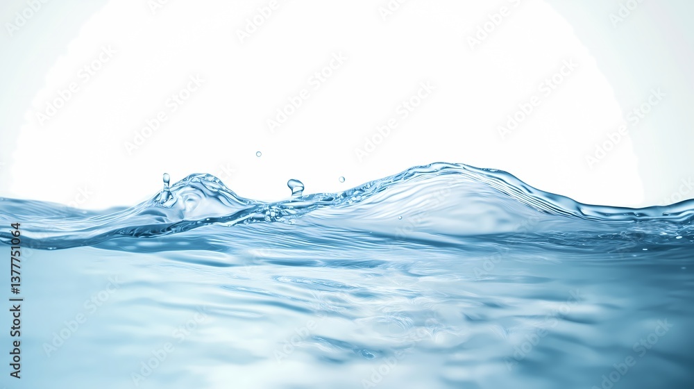 Fluid Dynamics:Capturing the dynamic essence of water, a pristine composition features crystalline waves, demonstrating the purity and vitality of this essential element. Fluid Dynamics:Capturing the dynamic essence of water, a pristine composition features crystalline waves, demonstrating the purity and vitality of this essential element.