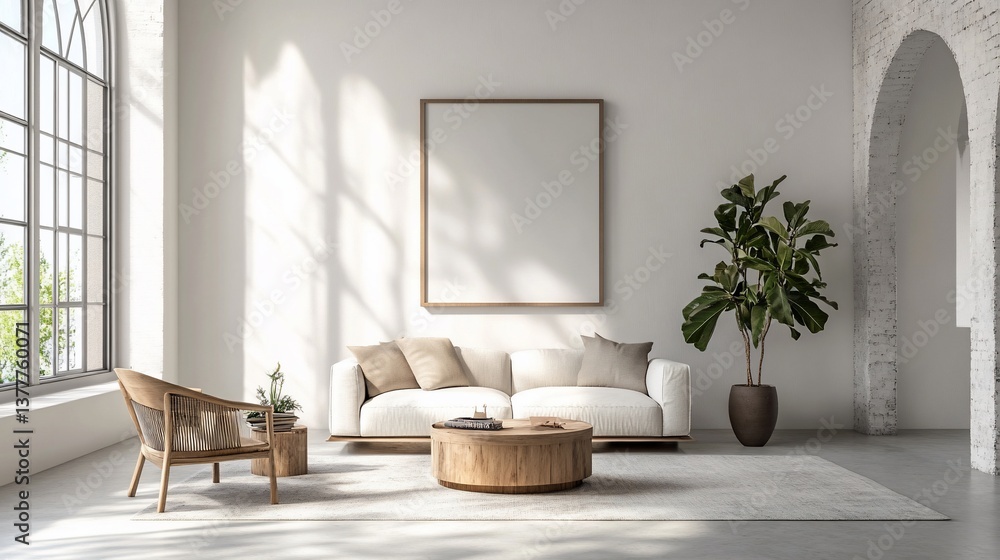 Modern airy living room design Modern airy living room design