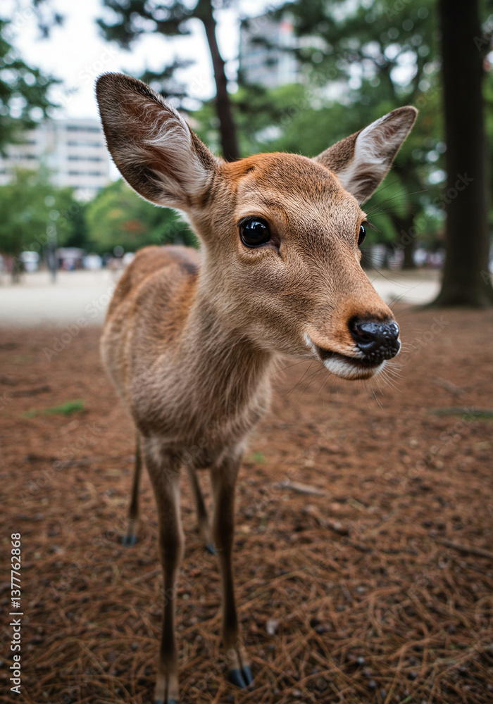 Fototapeta premium deer in the woods