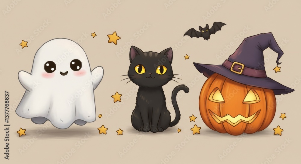 Fototapeta premium Halloween halloween decor kids image