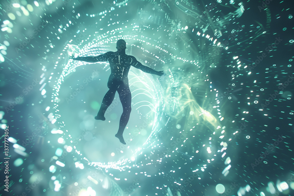 Fototapeta premium Digital Rebirth