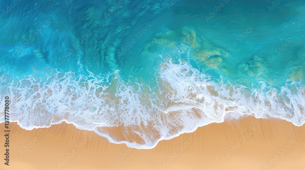 A beach with waves crashing onto the shore A beach with waves crashing onto the shore
