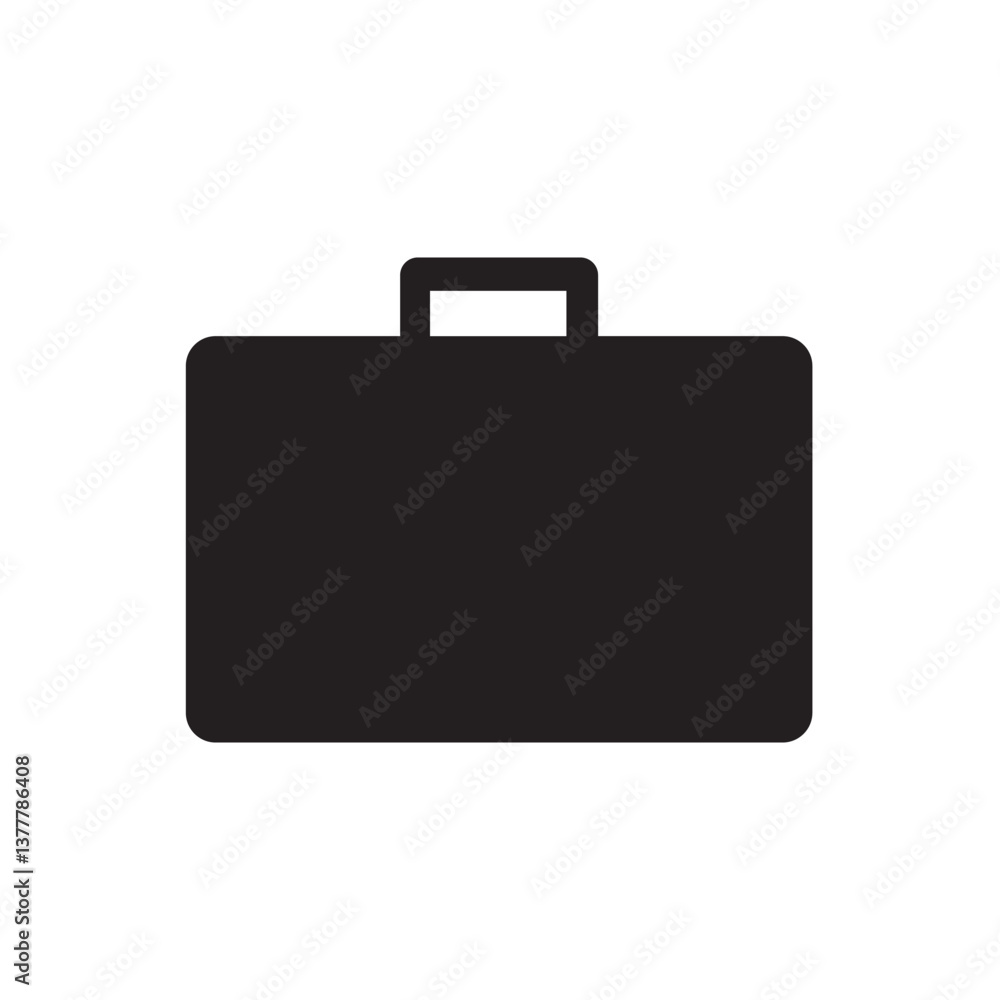 black briefcase isolated on white black briefcase isolated on white