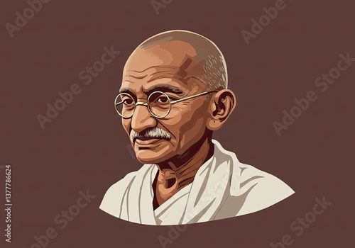 Wallpaper Mural  Mahatma Gandhi – The Icon of Peace, Nonviolence, and Freedom Torontodigital.ca