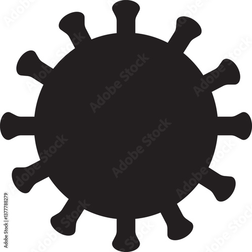 corona virus icon, virus icon vector