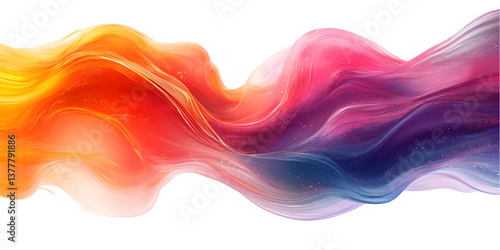 abstract background with colorful waves