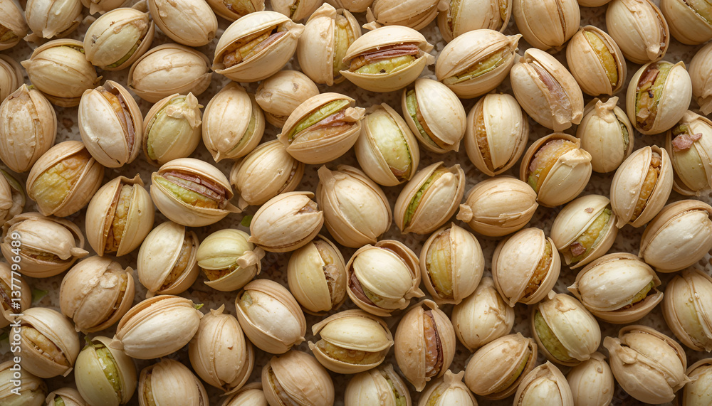 Crunchy pistachios with shells isolated on transparent background—ideal for snack packaging, nut industry branding, and healthy food concepts.