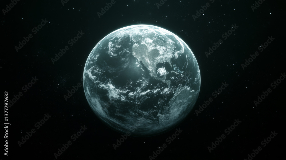 stunning view of Earth space, showcasing its beauty and vastness stunning view of Earth space, showcasing its beauty and vastness