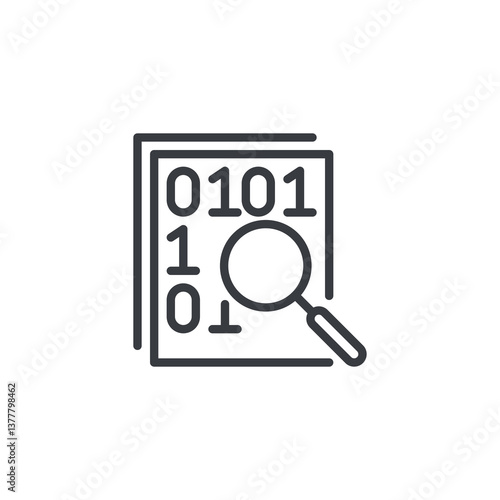 Data Science line icon
