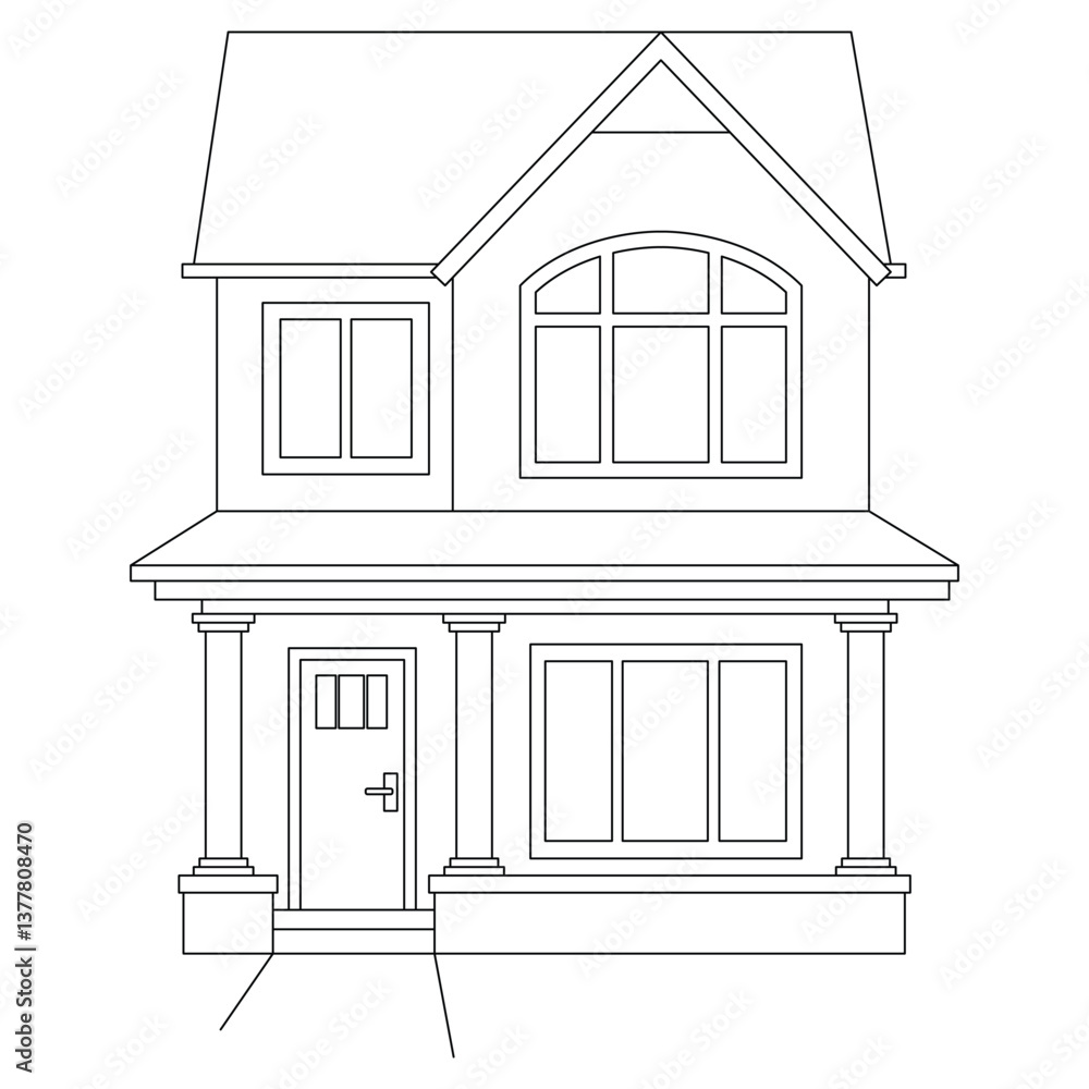 The Line Art of House The Line Art of House