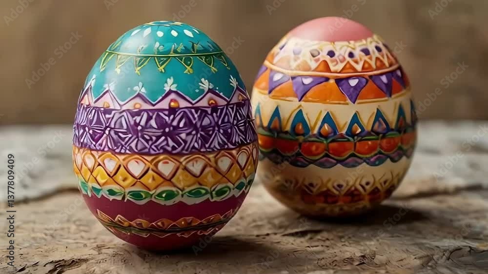colorful painted easter eggs colorful painted easter eggs