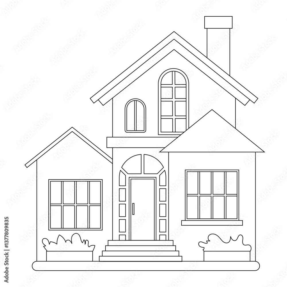 The Line Art of House The Line Art of House