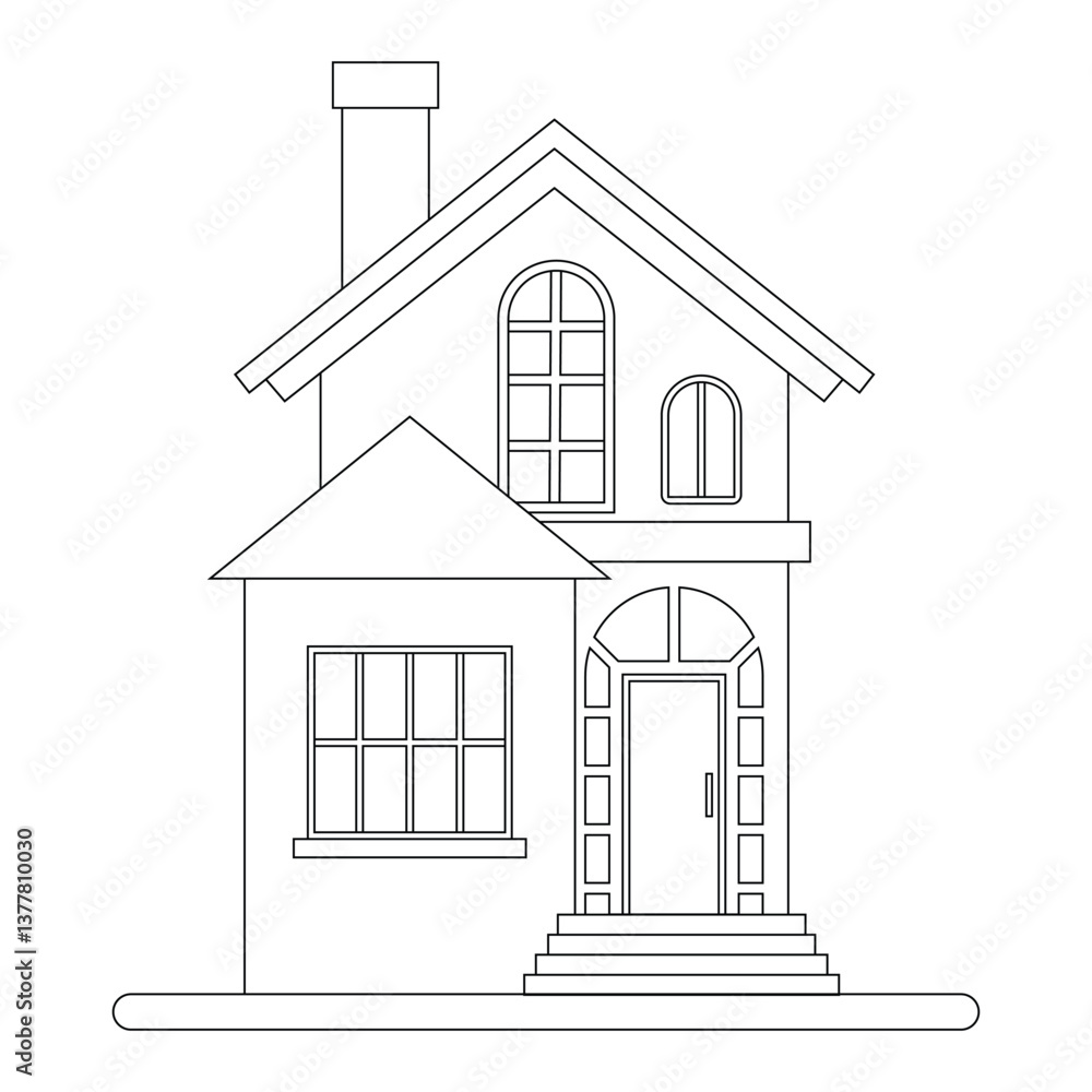 The Line Art of House The Line Art of House