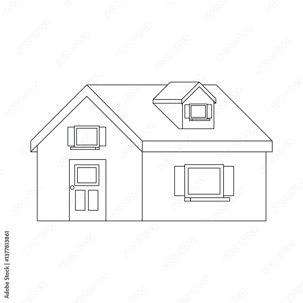 The Line Art of House The Line Art of House
