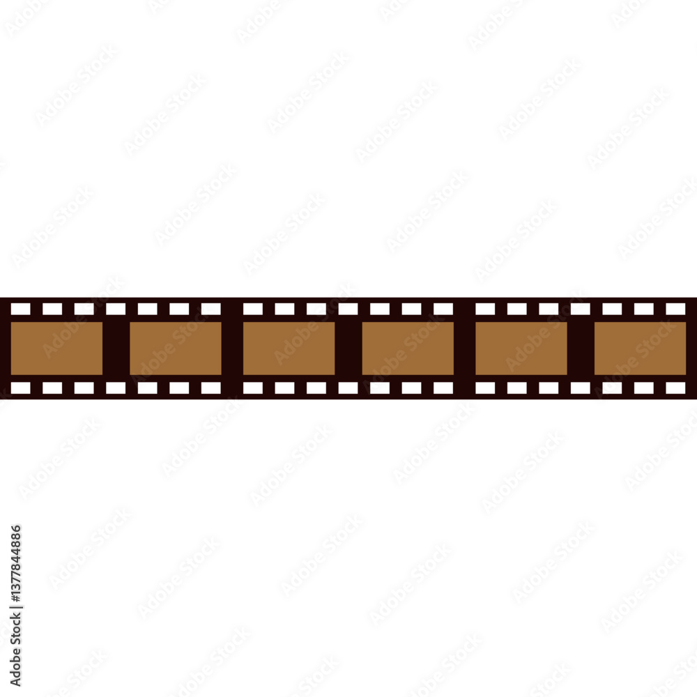 Obraz premium Retro Film Strip Frames Old Roll