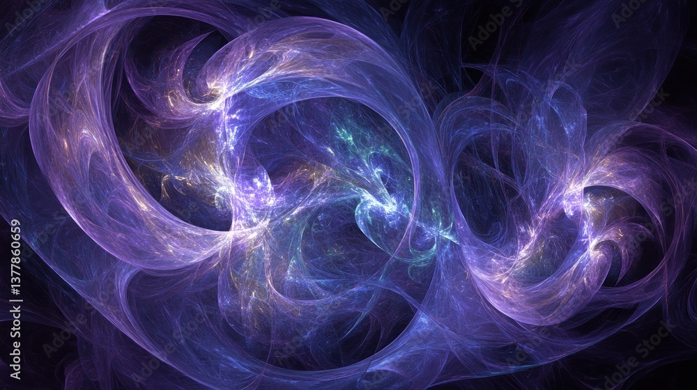 Cosmic Nebula: A Symphony of Purple and Blue Hues Cosmic Nebula: A Symphony of Purple and Blue Hues