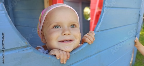 portrait of a little kid