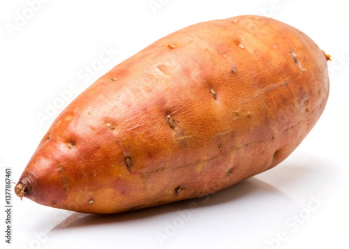 Sweet potato isolated on white background