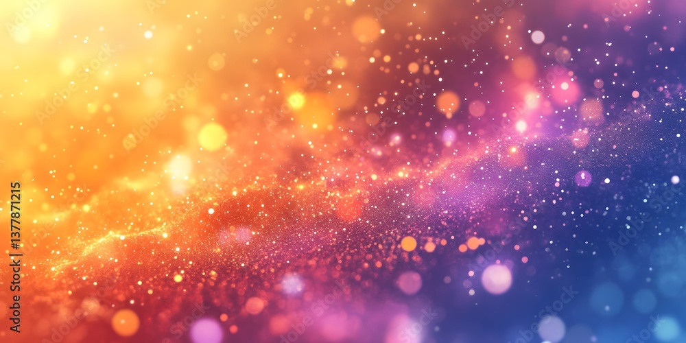 Vibrant Sparkling Glittering Background Texture Abstract Colorful Shimmering Festive Design Digital Art Orange Pink Purple Blue Gradient Bokeh Lights Vibrant Sparkling Glittering Background Texture Abstract Colorful Shimmering Festive Design Digital Art Orange Pink Purple Blue Gradient Bokeh Lights