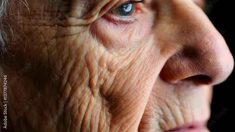 Elderly Skin Texture – Generative AI Elderly Skin Texture – Generative AI