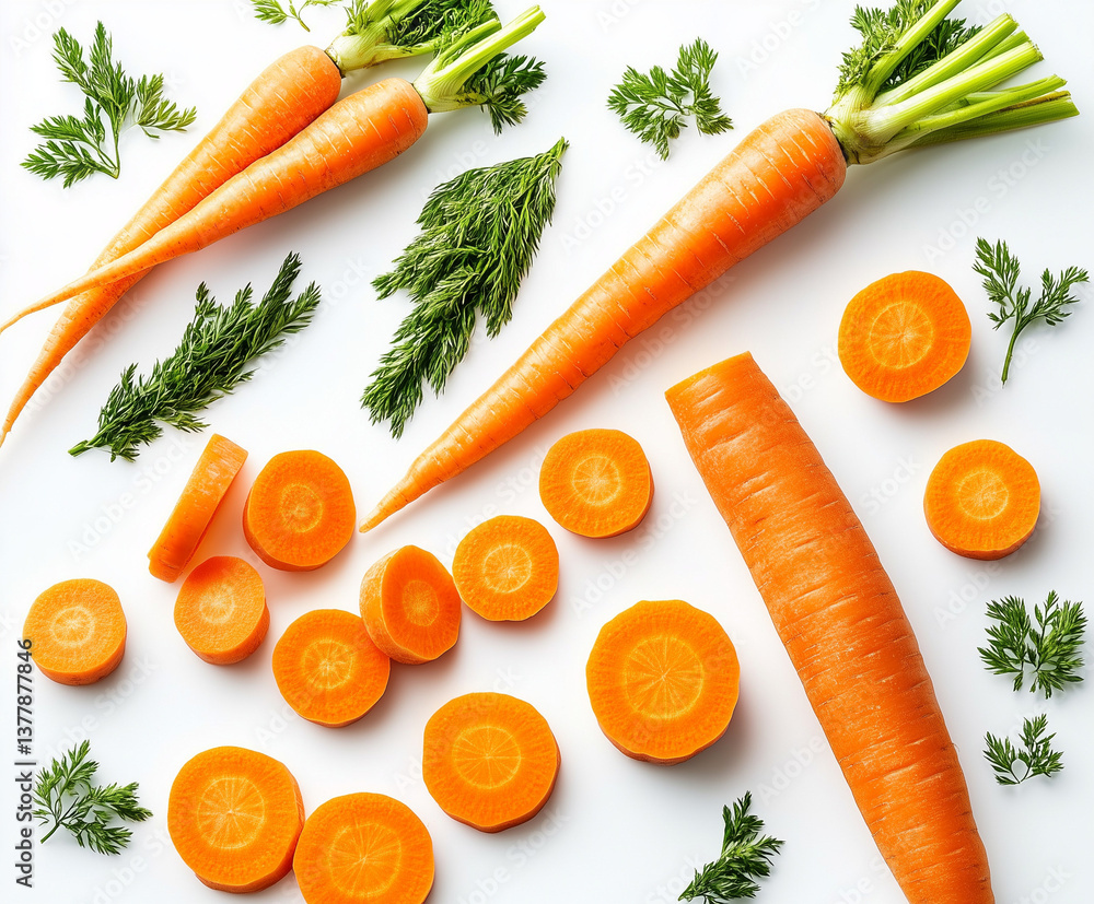 carrots and sliced carrots carrots and sliced carrots