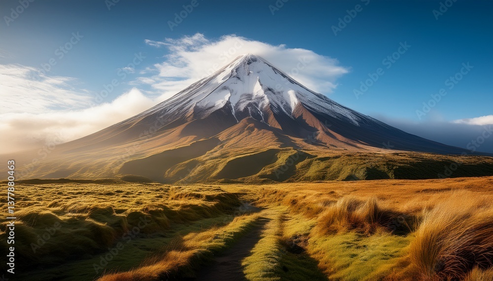 Fototapeta premium mount taranaki