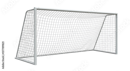 Isolated Soccer Goal