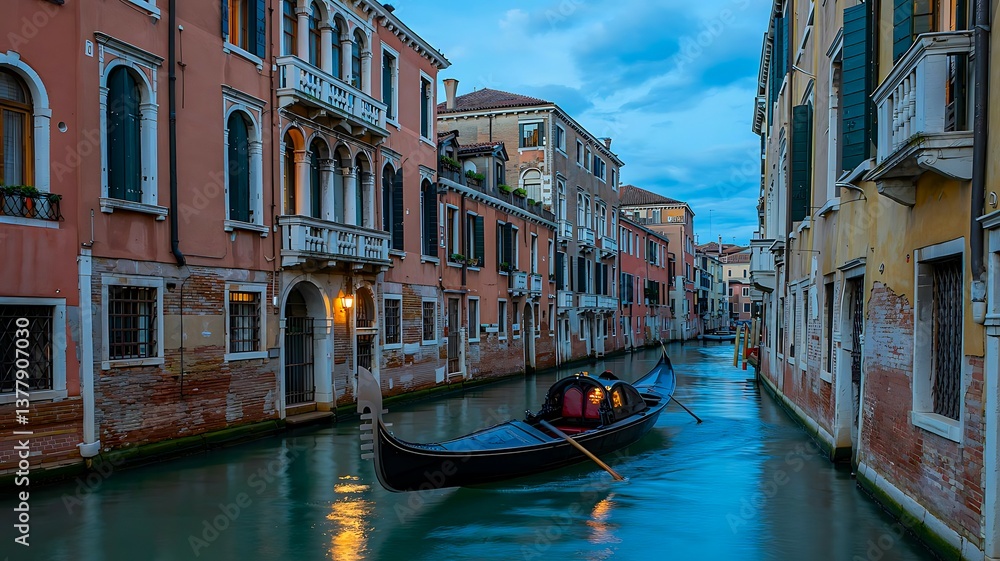 Obraz premium Venetian Serenade Gondola Dreams