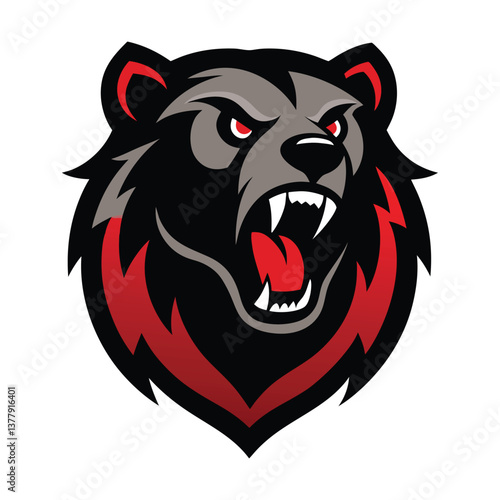 Wallpaper Mural lion head vector Torontodigital.ca