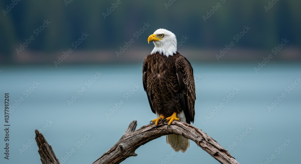 Naklejka premium Bald Eagle