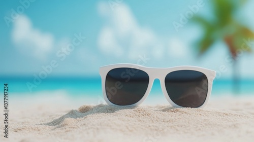 sunglasses on the beach