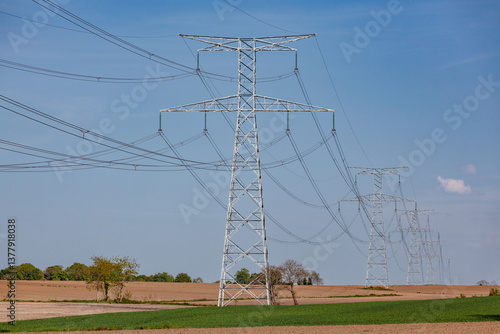 High voltage power line